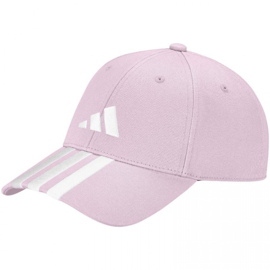 Gorra Adidas Baseball 3 Bandes Rosa Claro