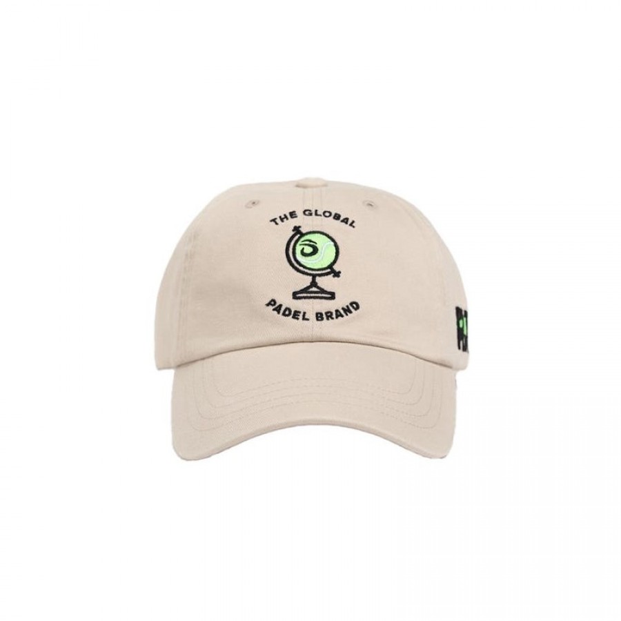 Gorra Lok Le Globe Beige  Offre - Pas cher