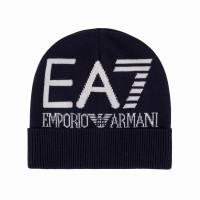 Gorro Armani EA7 Beanie Azul Armani Blanco
