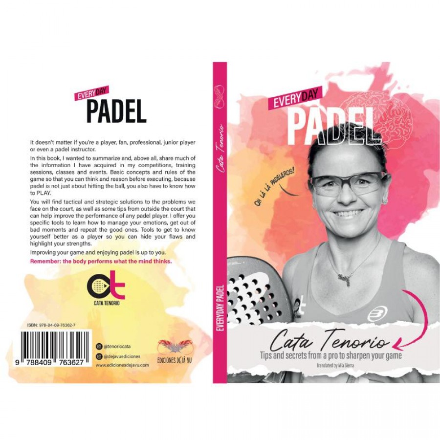 Livre de dégustation en anglais Tenorio Daily Padel
