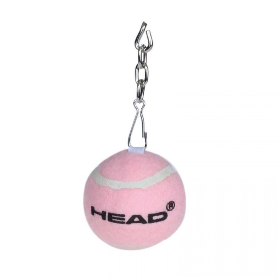 Porte-cles rose de boule de tete  Offre - Pas cher