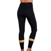 Mallas Endless Zip Negro Oro  Offer + Cheap