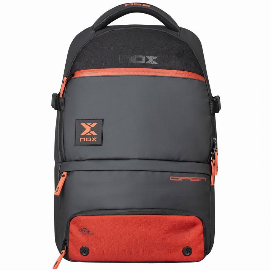 Mochila Nox AT10 Luxe Serie Ouverte Negro Rojo  Offre - Pas cher