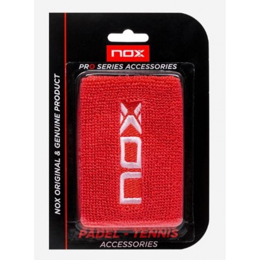 Nox Pulseira Vermelha Logo Branco 2 Unidades  Oferta + Barato
