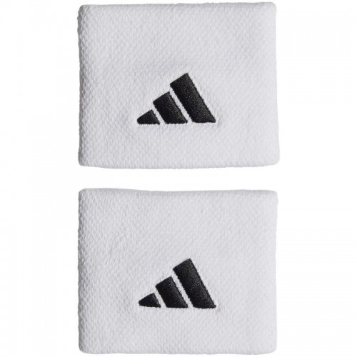 Muñequeras Adidas Blanco Negro 2 Unidades Muñequeras Adidas Blanco Negro 2 Unidades
