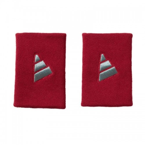 Munequeras Adidas Largas Rojo Gris 2 Unidades Munequeras Adidas Largas Rojo Gris 2 Unidades