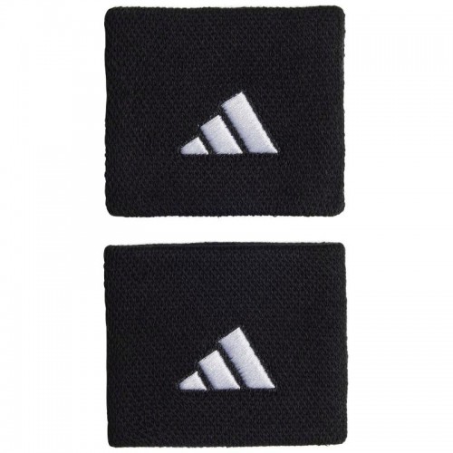 Muñequeras Adidas Negro Blanco 2 Unidades Muñequeras Adidas Negro Blanco 2 Unidades