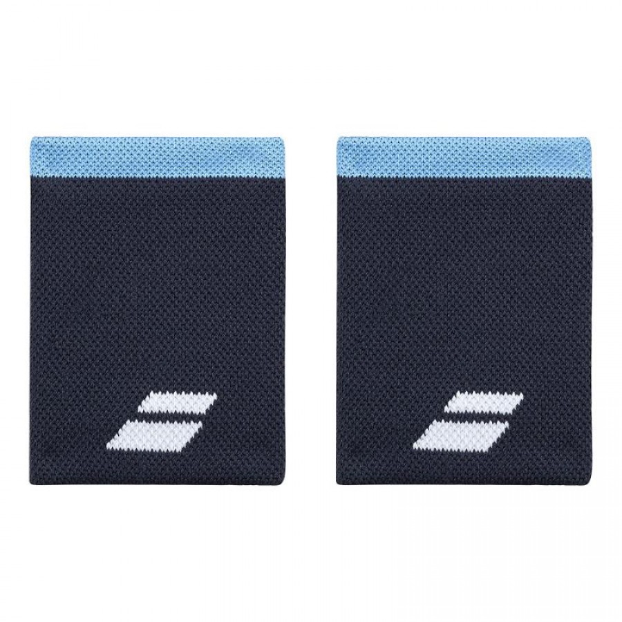 Muñequeras Babolat Logo Jumbo Azul 2 Unidades
