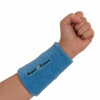 Muñequeras Black Crown Belgica Largas Azul 2 Unidades