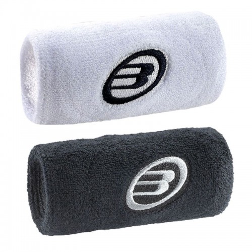 Munequeras Bullpadel BPMU254 Blanco Negro Munequeras Bullpadel BPMU254 Blanco Negro
