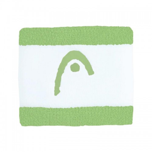 Munequeras Head Striped 2.5 Verde Blanco 2 Unidades Munequeras Head Striped 2.5 Verde Blanco 2 Unidades