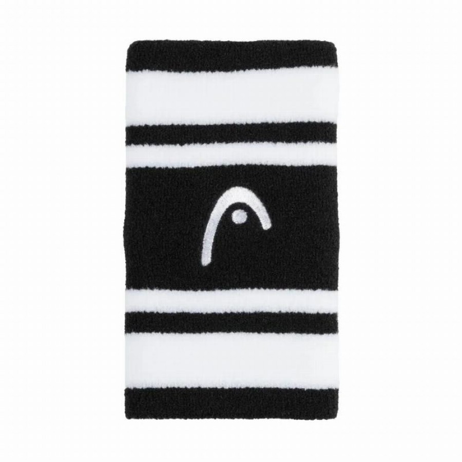 Tete rayee 5 Bracelets Noir Blanc 2 Unites  Offre - Pas cher