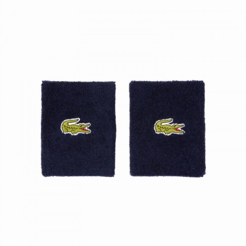 Muñequeras Lacoste Azul Marino 2 Unidades Muñequeras Lacoste Azul Marino 2 Unidades