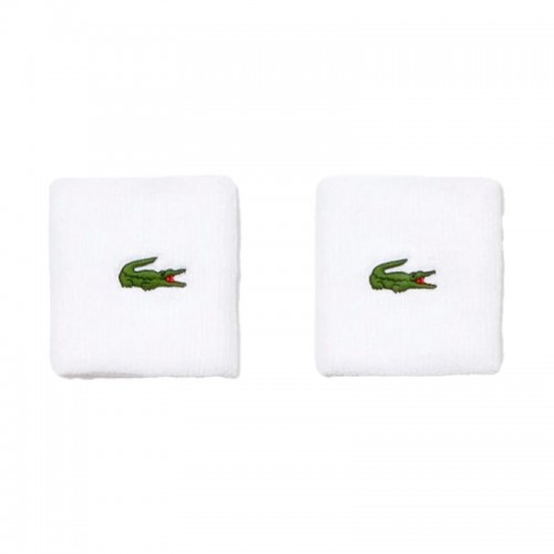 Munequeras Lacoste Blanco 2 Unidades Munequeras Lacoste Blanco 2 Unidades