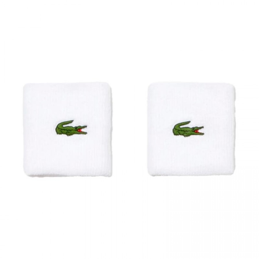 Lacoste Bracelets Blancs 2 Unites  Offre - Pas cher