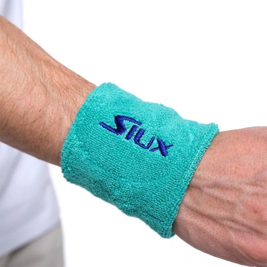 Muñequeras Siux Reveal Azul Turquesa 2 Unidades  Oferta + Barato