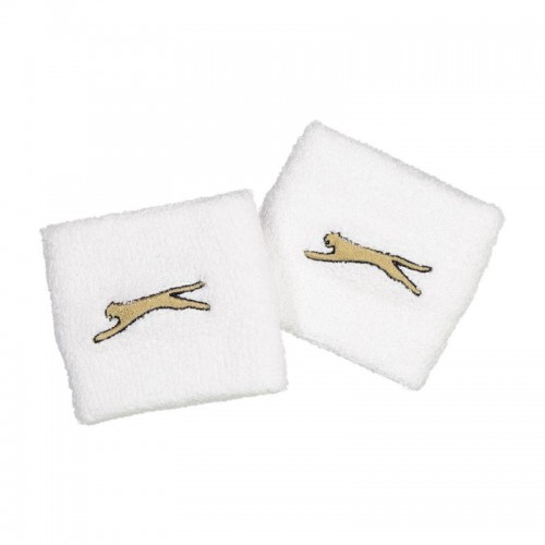 Munequeras Slazenger Globo Blanco 2 Unidades Munequeras Slazenger Globo Blanco 2 Unidades