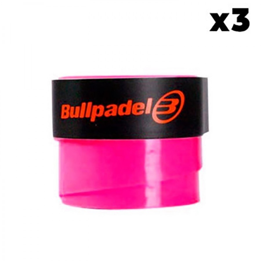 Bullpadel Rosa Liso Overgrips 3 Unidades  Oferta + Barato