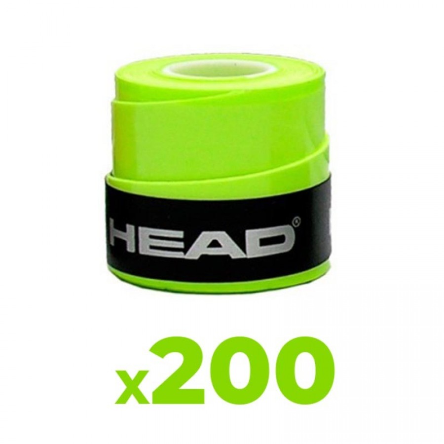 Overgrip Head Xtreme Soft Yellow 200 Units - Barata Oferta Outlet