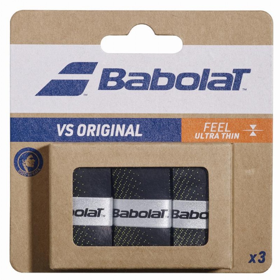 Couvre-poignées Babolat VS Original Negro Amarillo 3 Unidades  Offre - Pas cher