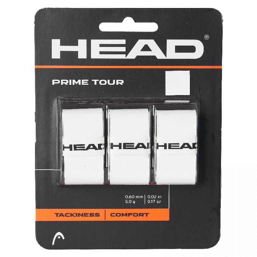 Overgrips Head Prime Tour White 3 Units   Offer + Cheap
