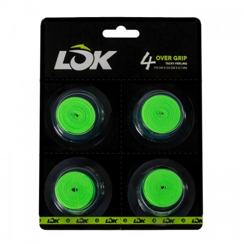 Overgrips Lok Verde 4 Unidades