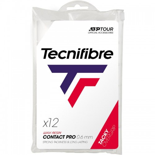 Overgrips Tecnifibre Contact Pro Blanco 12 Unidades