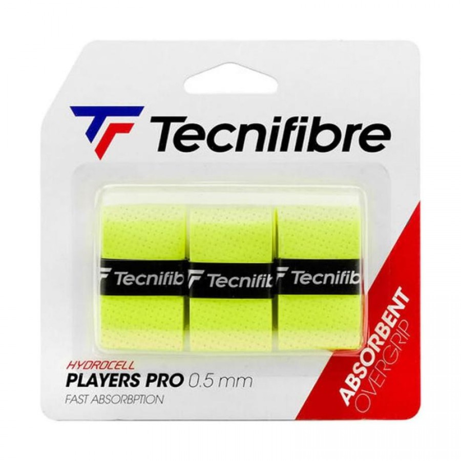 Surgrips Tecnifibre Players Pro Neon 3 Unidades  Offre - Pas cher