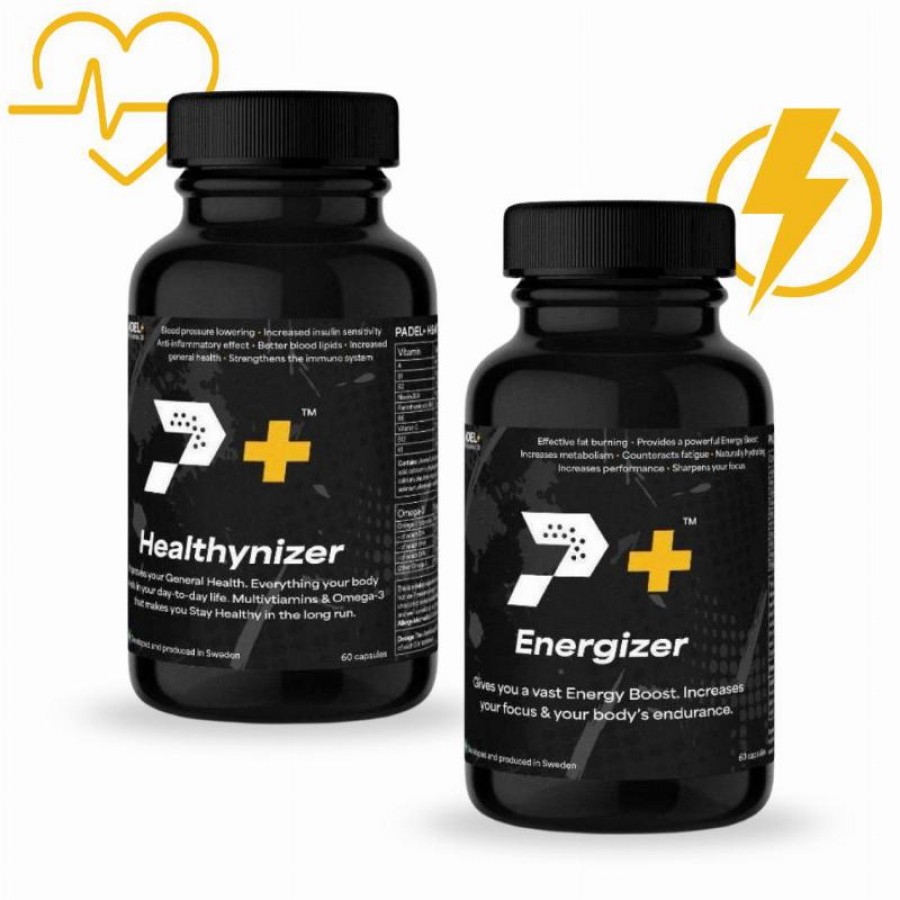 Pack Bote Padel Performance Energizer 60 Capsulas y Healthnizer 120 Capsulas  Offre - Pas cher