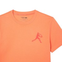 Pack Lacoste Novak Djokovic Orange T-Shirt and White Cap  Offer + Cheap