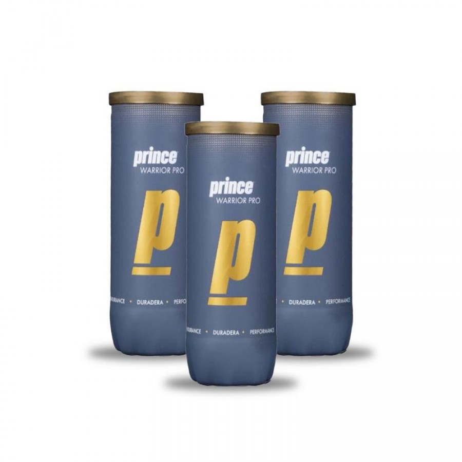 Pacote de 3 Latas de Bola Profissional Prince Warrior  Oferta + Barato