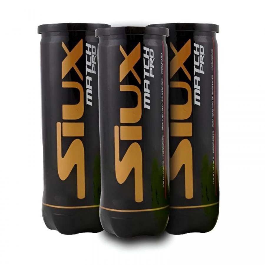 Pacote de 3 Latas de Bola Siux Match Pro  Oferta + Barato