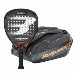 Pack Bullpadel Juan Tello Vertex 04 2025 Raquete com Saco de Raquete Padel