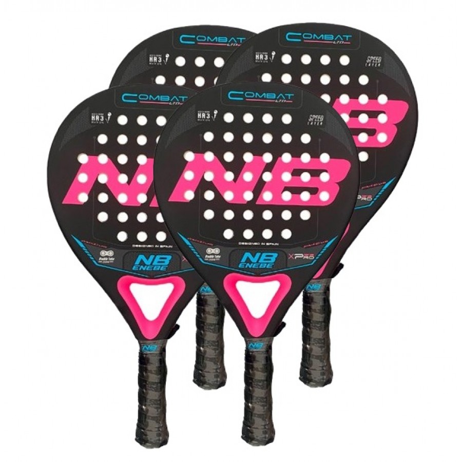Pacote Enebe Combat Pink Paddle x4  Oferta + Barato