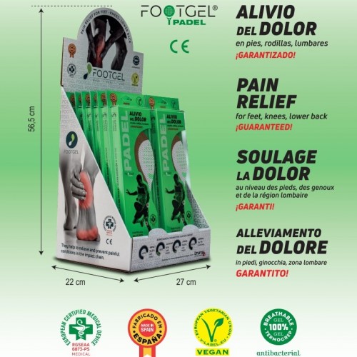 Pack Plantillas FootGel Padel Pack Plantillas FootGel Padel