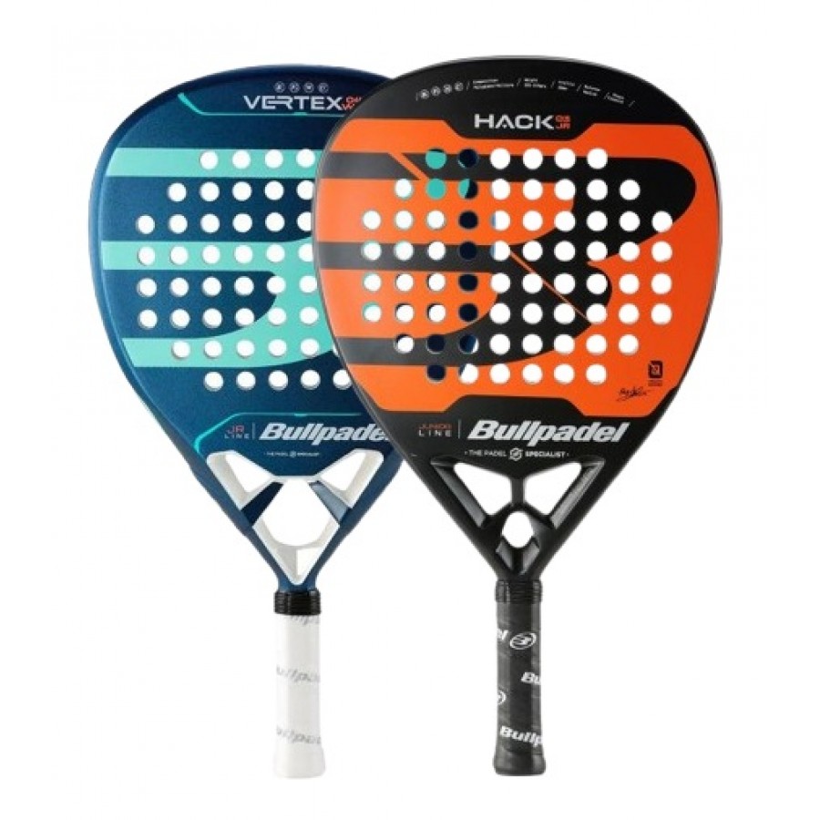 Raquete Bullpadel Paquito Navarro Hack 03 Junior 2024 e Delfi Brea Vertex Woman Junior 2024  Oferta + Barato