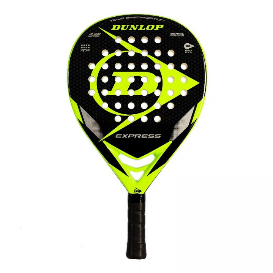 Raquet Dunlop Express Noir Jaune
