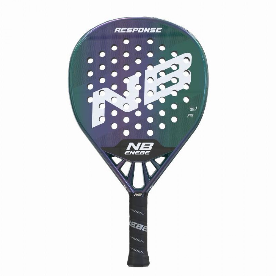 Raquete Enebe Resposta Fibra Azul 2024  Oferta + Barato
