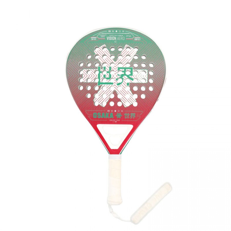 Pala Osaka Vision Aero Power Rojo Verde  Offre - Pas cher