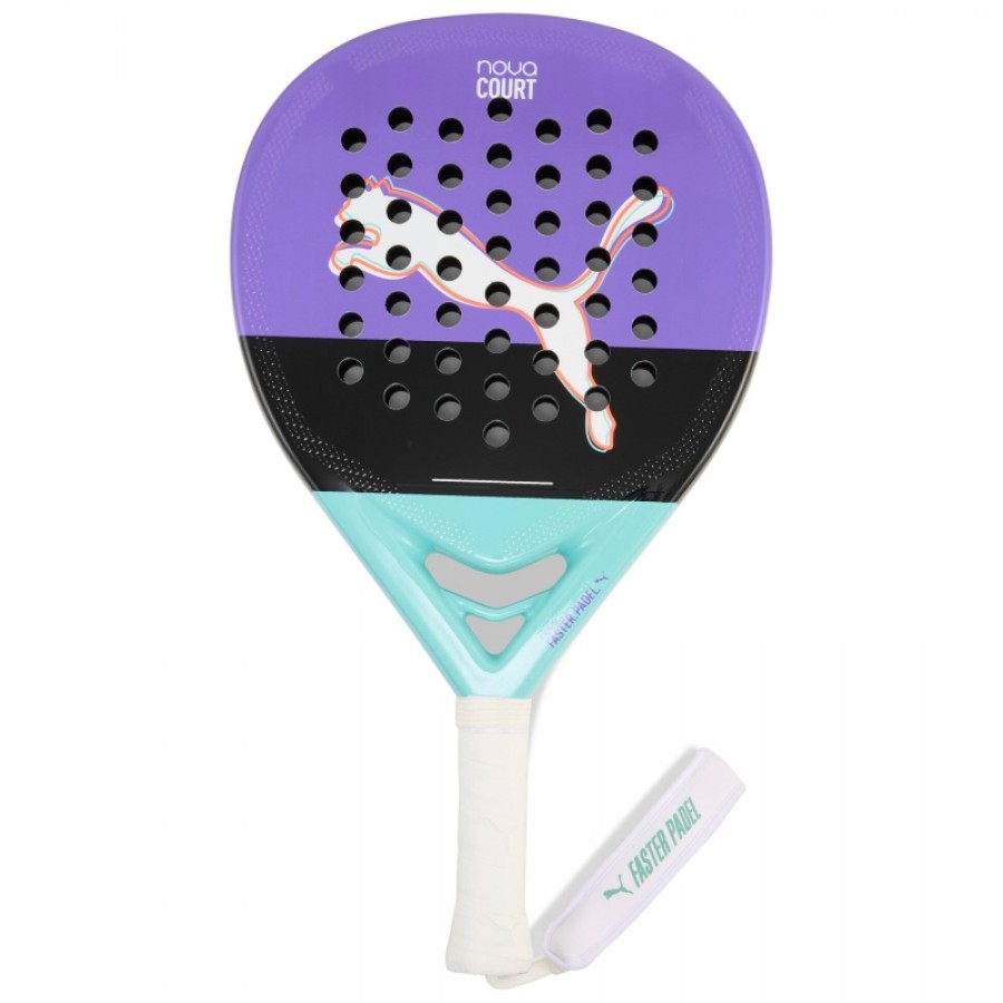 Pala Puma Nova Court Purpura Negro Turquesa Mujer  Oferta + Barato