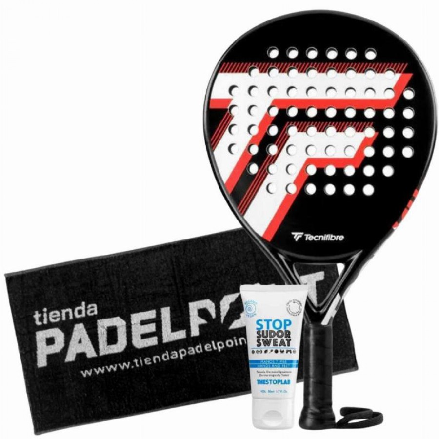 Tecnifibre Wall Master ONE 2023 Pacote de Pá com Toalha e Magnésio  Oferta + Barato