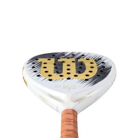 Pala Wilson Defy Pro V1 Blanco Oro PADELPOINT Pala Wilson Defy Pro V1 Blanco Oro