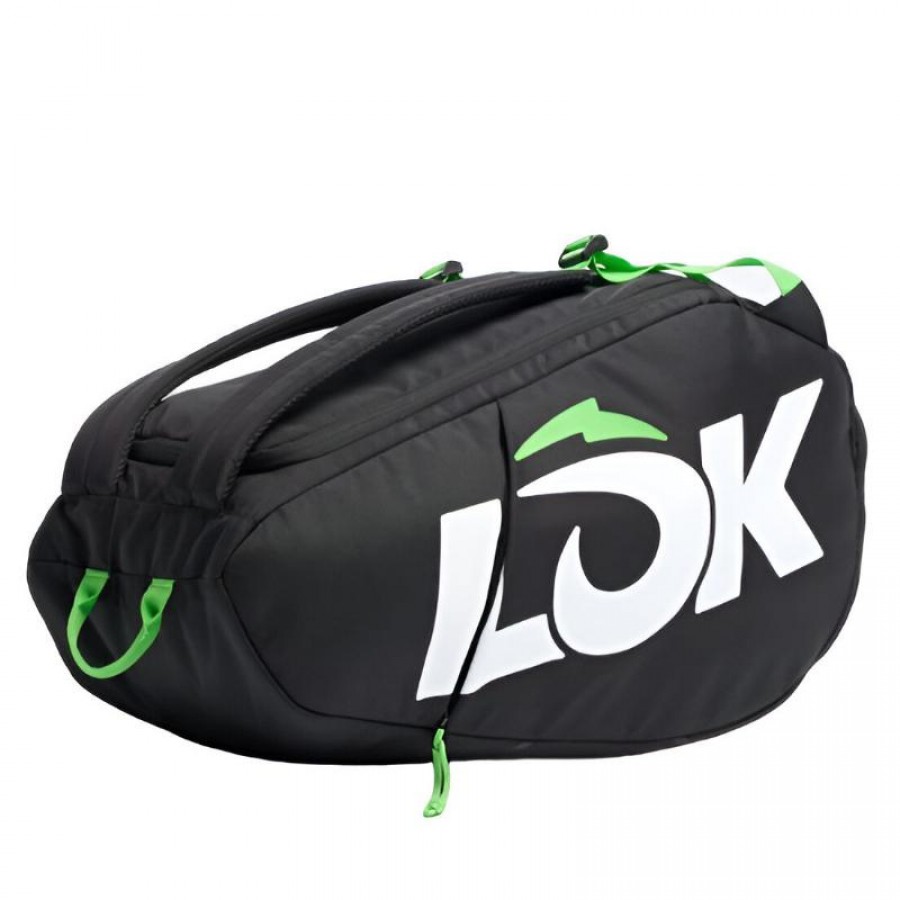 Lok One Sac de Padel Noir Gris Fonce Citron Vert  Offre - Pas cher