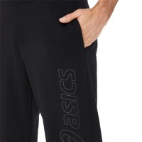 Calcas Asics Logo Preto Cinza  Oferta + Barato
