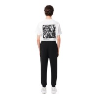 Pantalon Lacoste Algodon Negro  Oferta + Barato