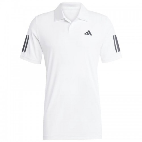 Polo Adidas Club 3 Bandes Blanc Noir