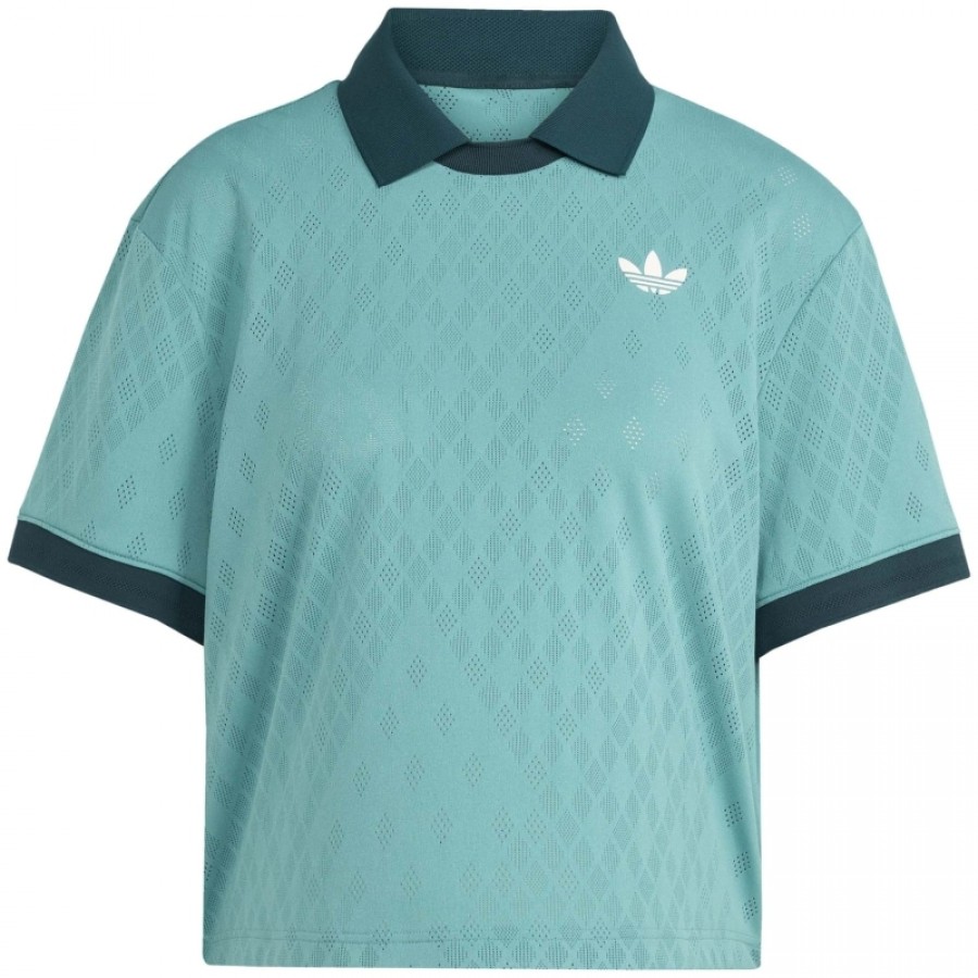 Polo Adidas Original Pro London Turquesa Mujer  Oferta + Barato