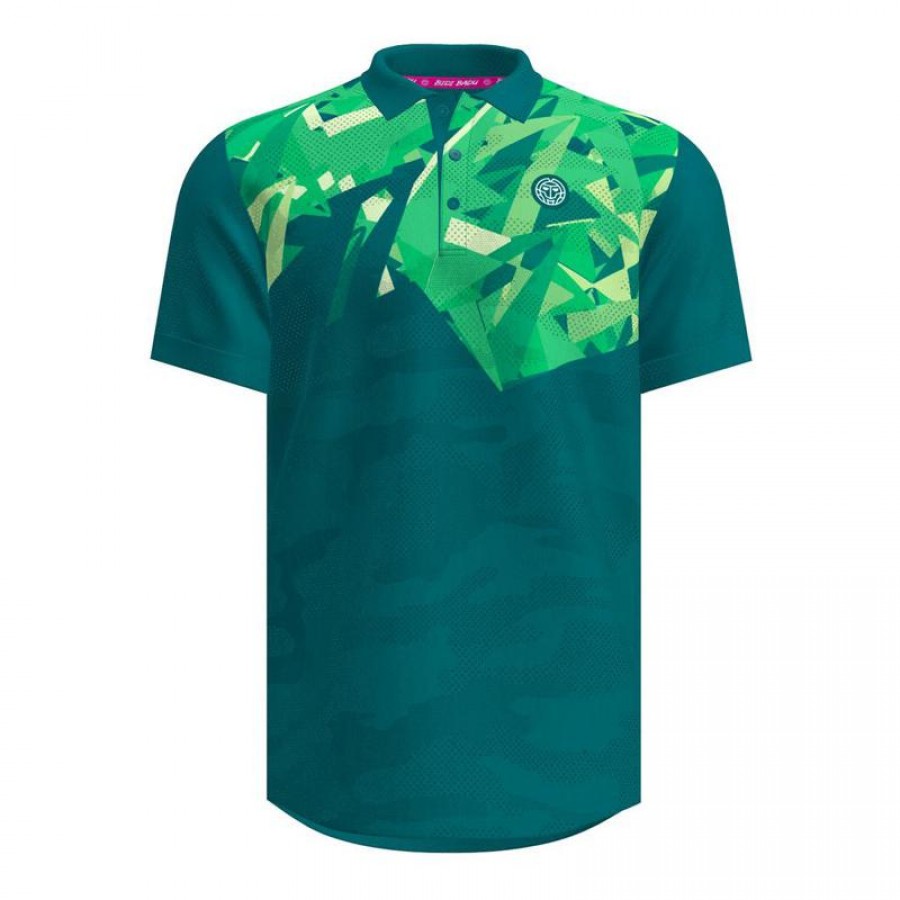 Polo Bidi Badu Spike Vert Fonce  Offre - Pas cher