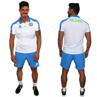 Polo Brasil Fabio Azul Branco  PADELPOINT Polo Brasil Fabio Azul Branco