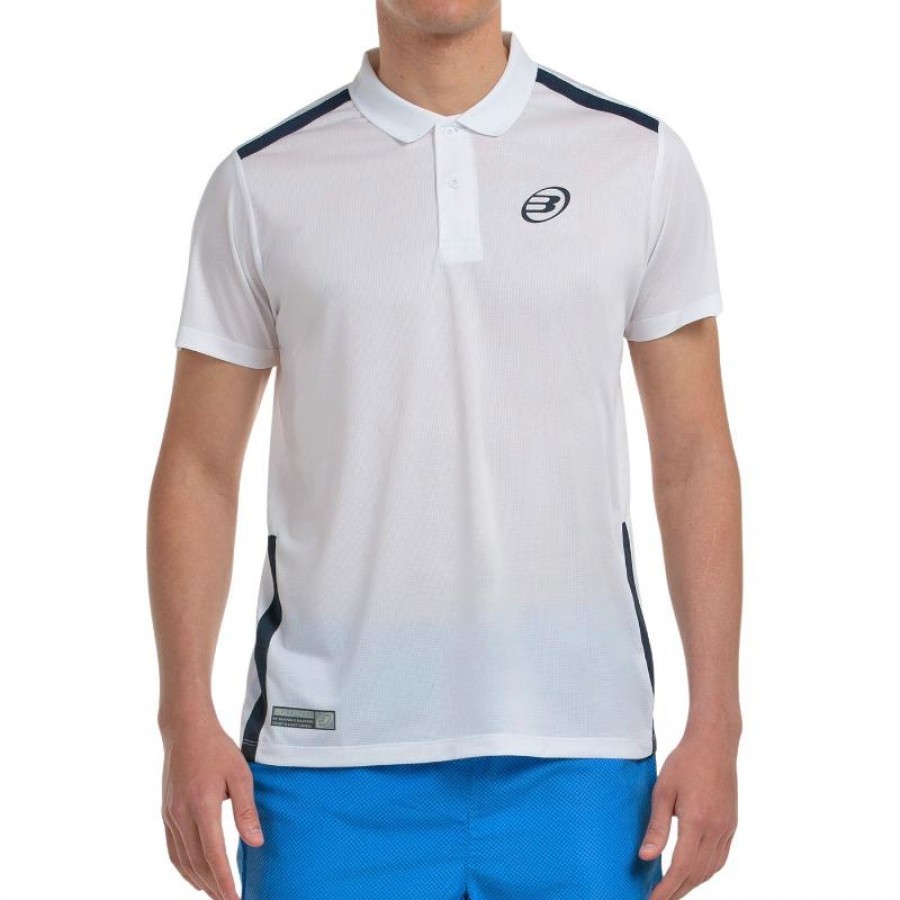 Bullpadel Balto Polo Blanc  Offre - Pas cher